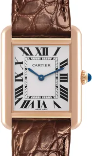 Cartier Tank Solo W5200024 Stainless steel and 18k rose gold Silver