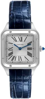 Cartier Santos Dumont WSSA0023 Stainless steel satin-brushed silver