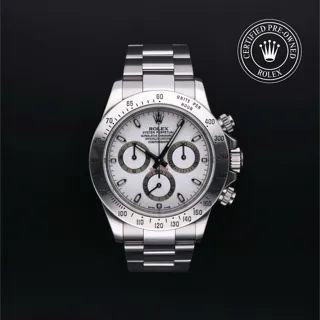 Rolex Cosmograph Daytona 116520 Stainless steel Weiss