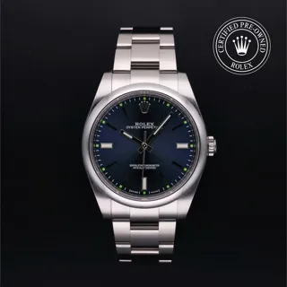 Rolex Oyster Perpetual 114300 Stainless steel Blue