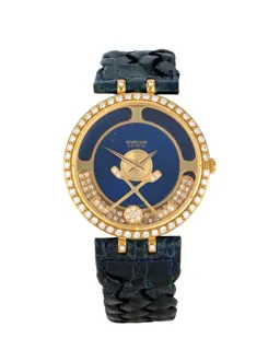 Sarcar Magic Moon 32mm 18ct Gold Blue