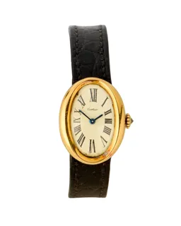 Cartier Baignoire 25mm 18ct Gold Cream