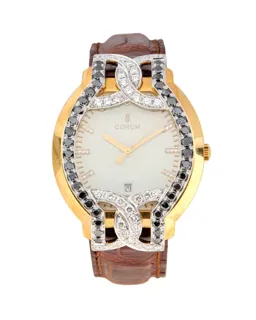 Corum 18k yellow gold Cream