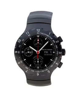 Eterna Porsche Design 6500/12 40mm Titanium and PVD Black