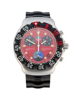 TAG Heuer Professional CA1215 36mm Stainless steel Red