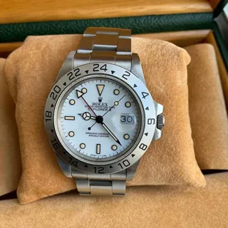 Rolex Explorer II 16550 ( II ) 40mm Stainless steel White