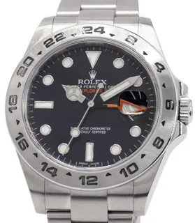 Rolex Explorer II 216570 ( II 216570 ) 42mm Stainless steel Black