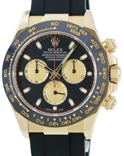 Rolex Daytona 116518LN ( (FROM 2016)) 40mm Yellow gold Black