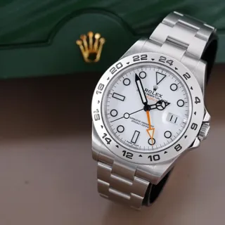 Rolex Explorer II 216570 ( II 216570 ) 42mm Stainless steel White