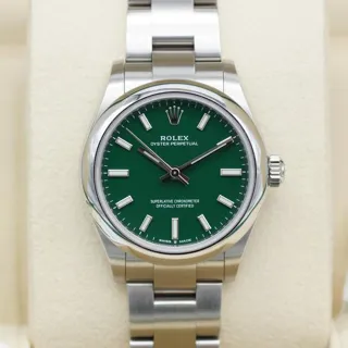 Rolex Oyster Perpetual 31 277200 31mm Stainless steel Green