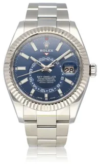 Rolex Sky-Dweller 326934 42mm Stainless steel Blue