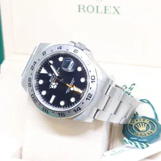 Rolex Explorer II 216570 ( II 216570 ) 42mm Stainless steel Black