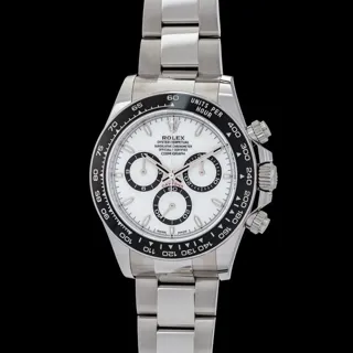 Rolex Daytona 126500LN 40mm Stainless steel White