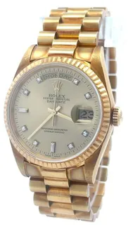 Rolex Day-Date 36 18238 (DAY-DATE  (UP TO 2000)) 36mm Yellow gold Champagne