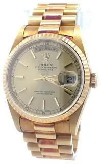 Rolex Day-Date 36 18238 (DAY-DATE  (UP TO 2000)) 36mm Yellow gold Champagne