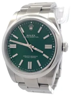 Rolex Oyster Perpetual 41 124300 41mm Stainless steel Green