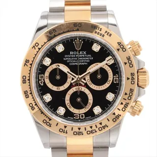 Rolex Daytona 116503G ( GOLD/) 38mm Yellow gold and Stainless steel Black