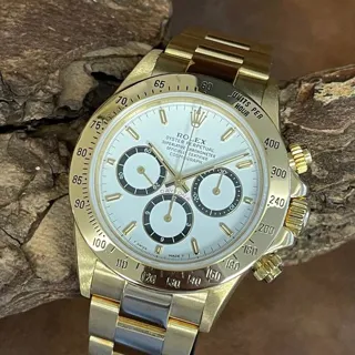 Rolex Daytona 16528 ( (1988-2015)) 40mm Yellow gold White