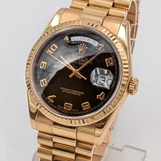 Rolex Day-Date 36 118235 36mm Rose gold Brown