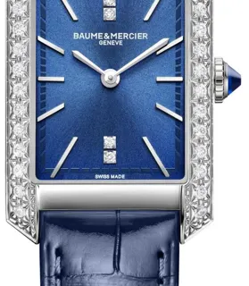 Baume & Mercier Hampton M0A10709 22mm Stainless steel Blue