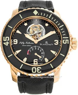 Blancpain Fifty Fathoms 5025-3630-52A 45mm Red gold Black