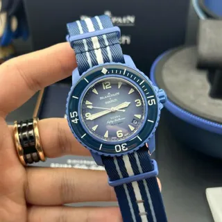 Blancpain Fifty Fathoms SO35A100 42mm Ceramic Blue