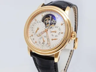 Blancpain Léman Tourbillon 2625-3642A-53B 38mm Rose gold Silver