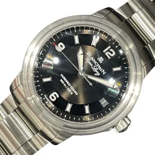 Blancpain Léman Ultra Slim 2100-1130A-64B (AQUA LUNG) 38mm Stainless Black