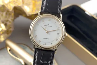 Blancpain Villeret 1195-1418 33.5mm 18k yellow gold White