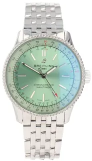 Breitling Navitimer A17395 35mm Stainless steel green