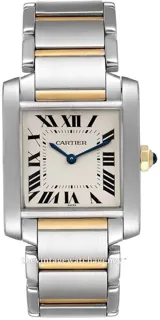 Cartier Cougar W2TA0003 25.05mm brushed/polished steel Silver