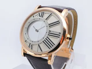 Cartier Rotonde W1556223 42mm Rose gold Silver