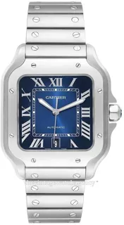 Cartier Santos WSSA0030 Stainless steel Blue