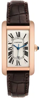 Cartier Tank Américaine Large W2609156 Rose gold Silver