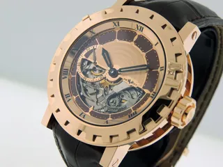 Dewitt Academia AC.8801.53.M750 43mm Rose gold Rose Gold$Burgundy