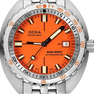 Doxa Sub 883.10.351.10 45mm Stainless steel Orange