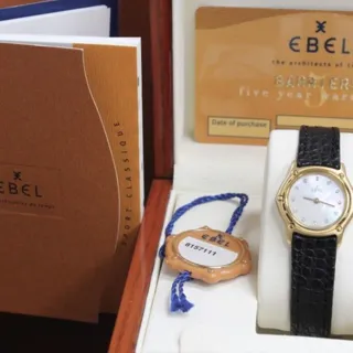 Ebel Classic 8157111 25mm Yellow gold White