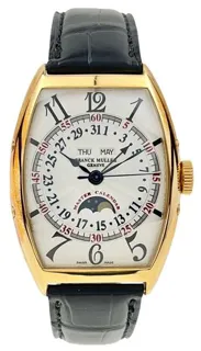 Franck Muller 6850 MC L 34mm Yellow gold Silver