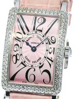 Franck Muller 900 QZ D 23mm White gold Pink