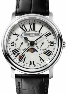 Frédérique Constant Classics Business Timer FC-270M4P6 40mm Stainless steel White