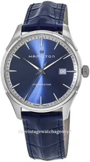 Hamilton Jazzmaster H32451641 40mm Stainless steel Blue