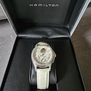 Hamilton Jazzmaster H32495913 37mm Stainless steel White