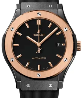 Hublot Classic Fusion 45, 42, 38, 33  511.CO.1181.RX 45mm Black ceramic Black