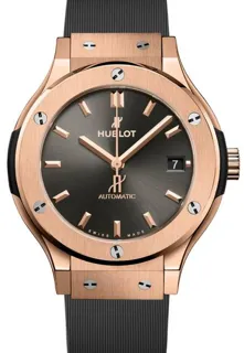 Hublot Classic Fusion Racing Grey 565.OX.1480.LR 38mm Rose gold Gray