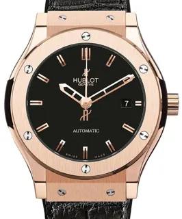 Hublot Classic Fusion 511.OX.1180.OX 45mm Rose gold Black