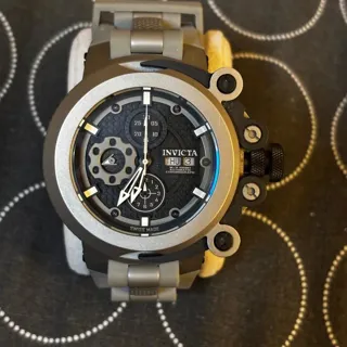 Invicta 53mm Titanium Black