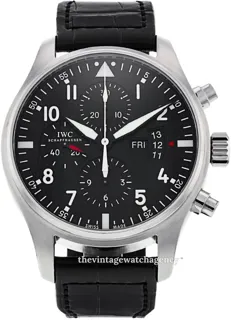 IWC Pilot IW377701 Stainless steel Black