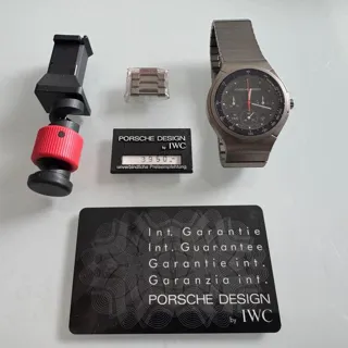 IWC Porsche Design IW3743 36mm Titanium Black