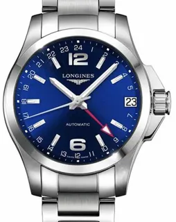 Longines Conquest L3.687.4.99.6 41mm Stainless steel Blue