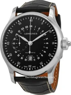 Longines Heritage L2.797.4.53.0 47.5mm Stainless steel Black